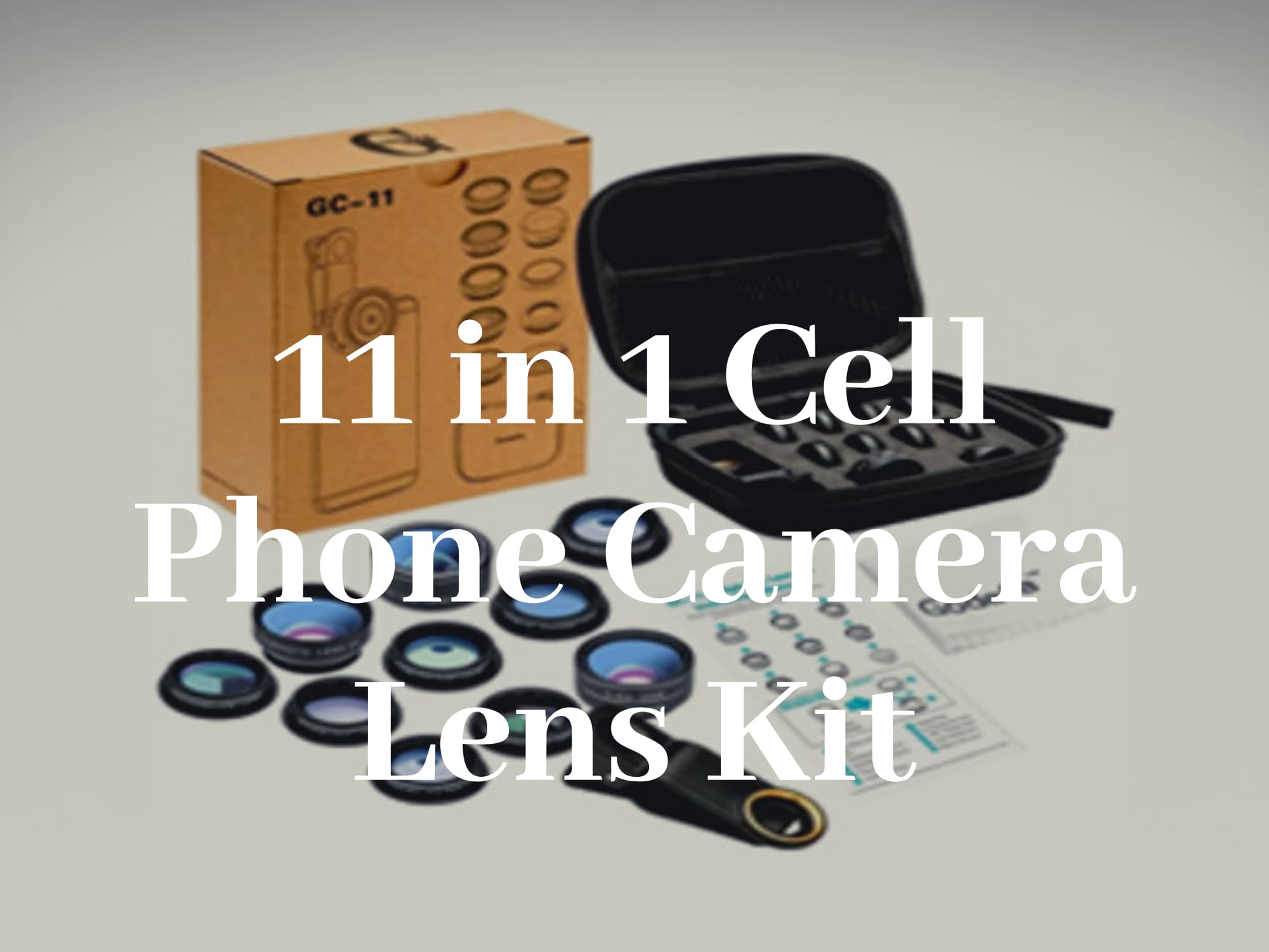 11 in 1 Cell Phone Camera Lens Kit